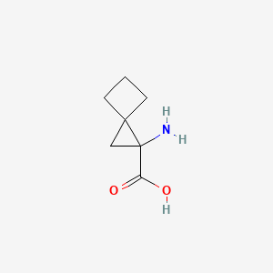 Chemical structure of 1-Aminospiro[2.3]hexane-1-carboxylic acid