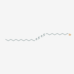 Chemical structure of 1-Bromo-10,12-pentacosadiyne