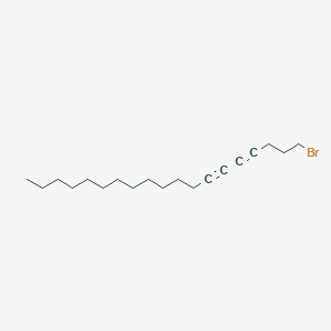 Chemical structure of 1-Bromo-4,6-nonadecadiyne