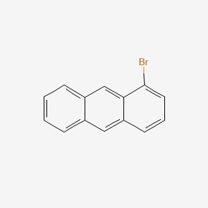 Chemical structure of 1-Bromoanthracene