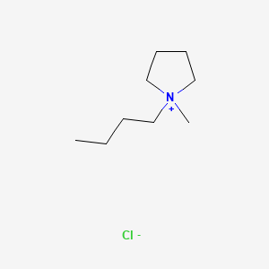Chemical structure of 1-Butyl-1-methylpyrrolidinium chloride