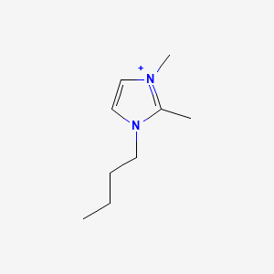 Chemical structure of 1-Butyl-2,3-dimethylimidazolium diethyleneglycolmonomethylether sulfate, 98% [BDiMIM] [MDEGSO4]