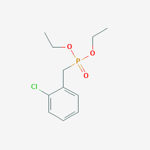 Chemical structure of Diethyl ((2-chlorophenyl)methyl)phosphonate
