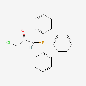 Chemical structure of 1-Chloro-3-(triphenylphosphoranylidene)-2-propanone