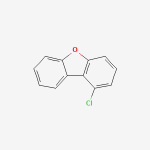 Chemical structure of 1-Chlorodibenzofuran