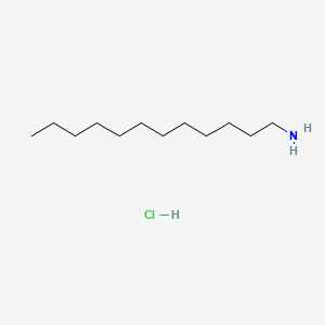 Chemical structure of Dodecylamine, hydrochloride