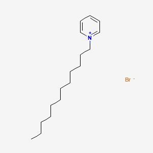 Chemical structure of Dodecylpyridinium bromide