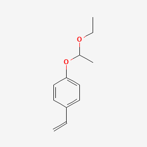 Chemical structure of p-(1-Ethoxyethoxy)styrene