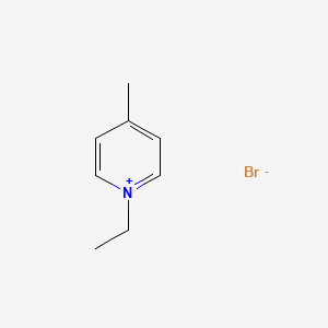Chemical structure of 1-Ethyl-4-methylpyridinium Bromide