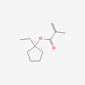Chemical structure of 1-Ethylcyclopentyl methacrylate(stabilizedwithMEHQ)