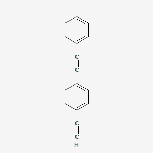 Chemical structure of 1-Ethynyl-4-(phenylethynyl)benzene