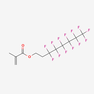 Chemical structure of Tridecafluorohexylethyl methacrylate