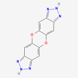 Chemical structure of 1H,7H-[1,4]Dioxino[2,3-f:5,6-f′]bisbenzotriazole