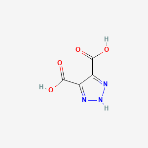 Chemical structure of 1,2,3-Triazole-4,5-dicarboxylic acid