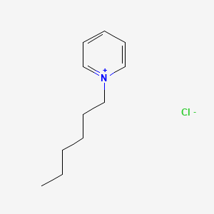 Chemical structure of 1-Hexylpyridinium chloride