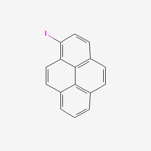 Chemical structure of 1-Iodopyrene