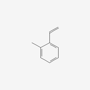 Chemical structure of 2-Methylstyrene