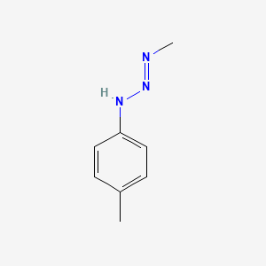 Chemical structure of 1-Methyl-3-p-tolyltriazene