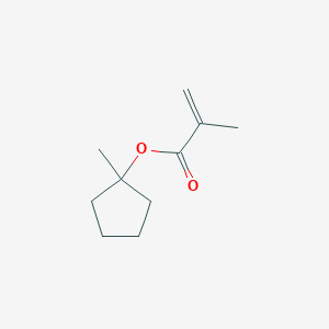 Chemical structure of 1-Methylcyclopentyl methacrylate