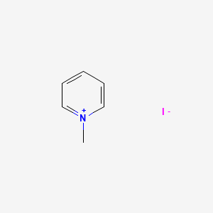 Chemical structure of 1-Methylpyridin-1-ium iodide