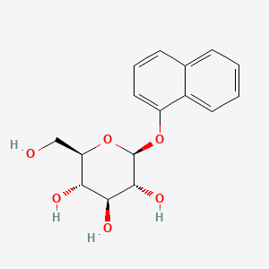 Chemical structure of 1-Naphthylglucoside