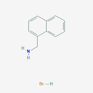 Chemical structure of 1-Naphthylmethylammonium Bromide