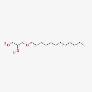 Chemical structure of 1-O-Dodecylglycerol