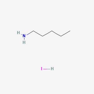 Chemical structure of 1-Pentanamine Hydroiodide