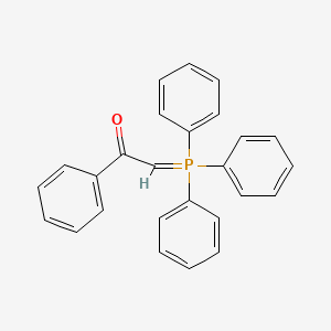Chemical structure of 1-Phenyl-2-(triphenylphosphoranylidene)ethanone