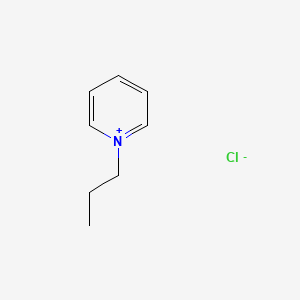 Chemical structure of 1-Propylpyridinium Chloride