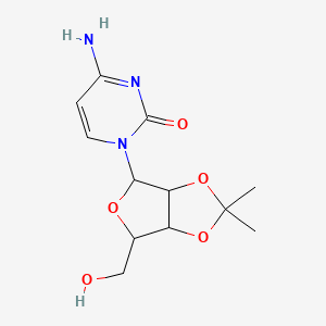 Chemical structure of 2',3'-O-Isopropylidenecytidine