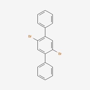 Chemical structure of 1,4-Di-bromo-2,5-diphenylbenzene