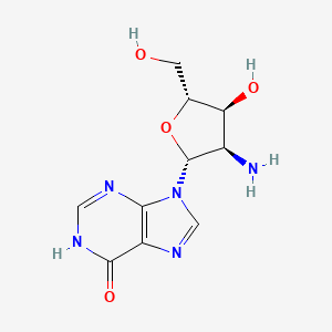 Chemical structure of 2'-Amino-2'-deoxyinosine