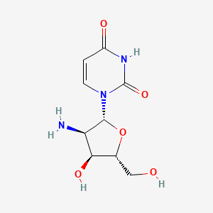 Chemical structure of 2'-Amino-2'-deoxyuridine