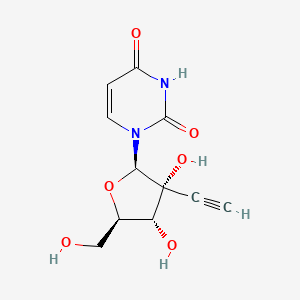 Chemical structure of 2'-C-Ethynyluridine