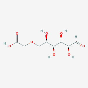 Chemical structure of 6-mono-O-carboxymethyl glucose