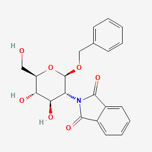 Chemical structure of Benzyl 2-Deoxy-2-phthalimido-beta-D-glucopyranoside