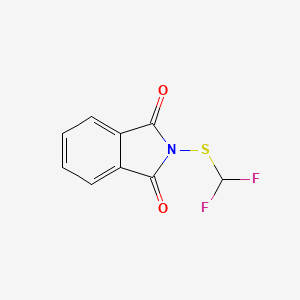 Chemical structure of 2-((Difluoromethyl)thio)isoindoline-1,3-dione