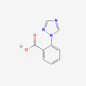 Chemical structure of 2-(1H-1,2,4-Triazol-1-yl)benzoic acid