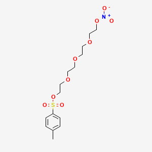 Chemical structure of 2-(2-(2-(2-(Nitrooxy)ethoxy)ethoxy)ethoxy)ethyl 4-methylbenzenesulfonate