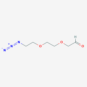 Chemical structure of Ald-CH2-PEG2-Azide