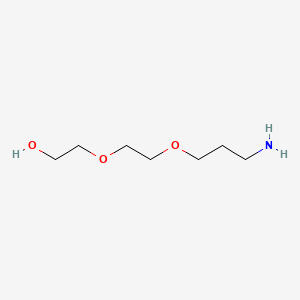 Chemical structure of 2-(2-(3-Aminopropoxy)ethoxy)ethan-1-ol