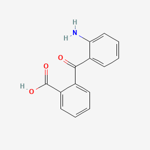 Chemical structure of 2-(2-Aminobenzoyl)benzoic acid