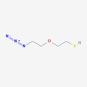Chemical structure of 2-(2-Azidoethoxy)ethane-1-thiol