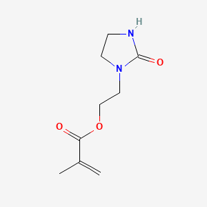 Chemical structure of 2-(2-Oxo-1-imidazolidinyl)ethyl methacrylate solution