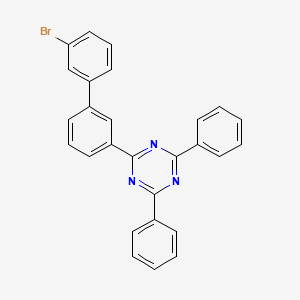 Chemical structure of 2-(3'-BroMo-biphenyl-3-yl)-4,6-diphenyl-[1,3,5]triazine