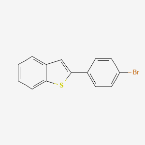 Chemical structure of 2-(4-Bromophenyl)benzo[b]thiophene