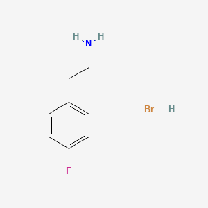 Chemical structure of 2-(4-Fluorophenyl)ethylamine Hydrobromide