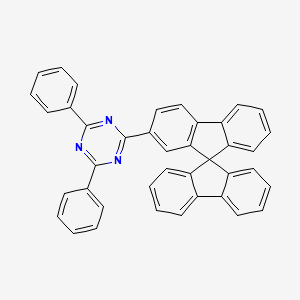Chemical structure of 2-(9,9'-Spirobi[fluoren]-2-yl)-4,6-diphenyl-1,3,5-triazine