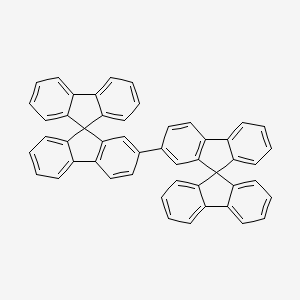 Chemical structure of 2-(9,9-Spirobifluoren-2-yl)-9,9-spirobifluorene